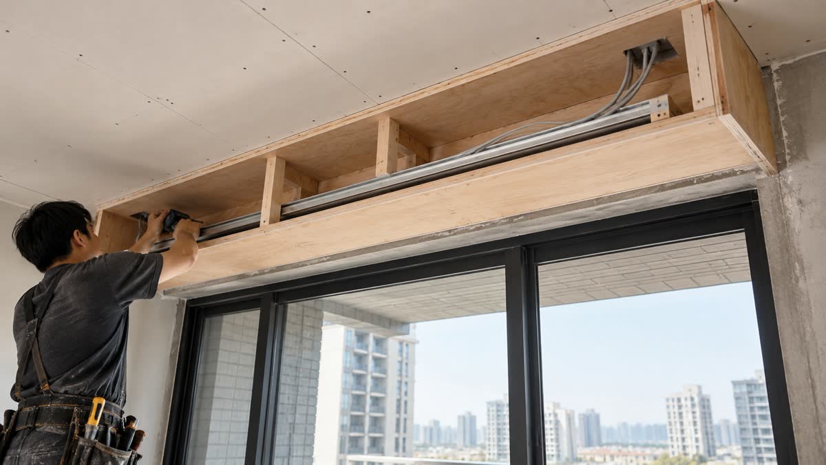 新成屋窗簾規劃從客變到入住的時程示意