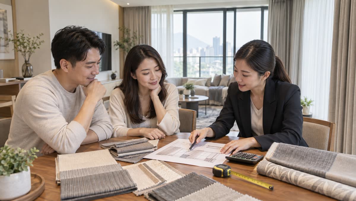 全室窗簾預算報價單的四項成本拆解